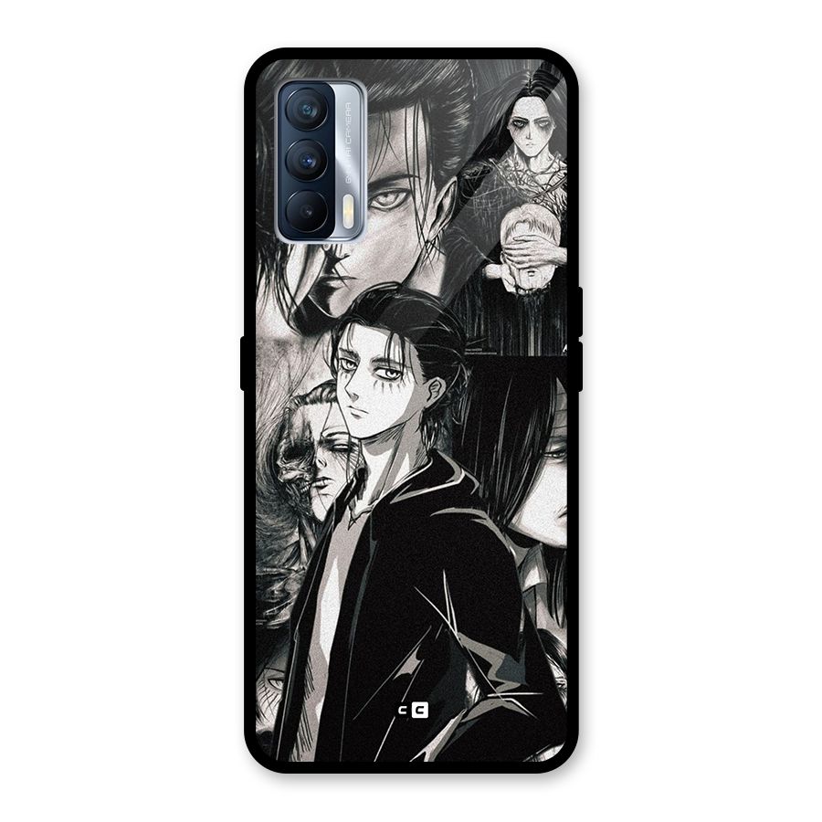 Eren Yeager Titan Glass Back Case for Realme X7