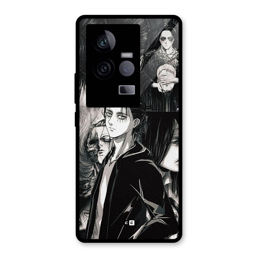 Eren Yeager Titan Glass Back Case for Vivo iQOO 11 5G