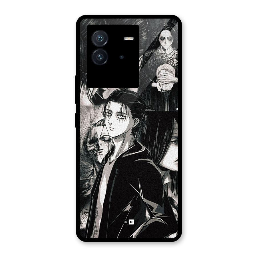 Eren Yeager Titan Glass Back Case for Vivo iQOO Neo 6 5G