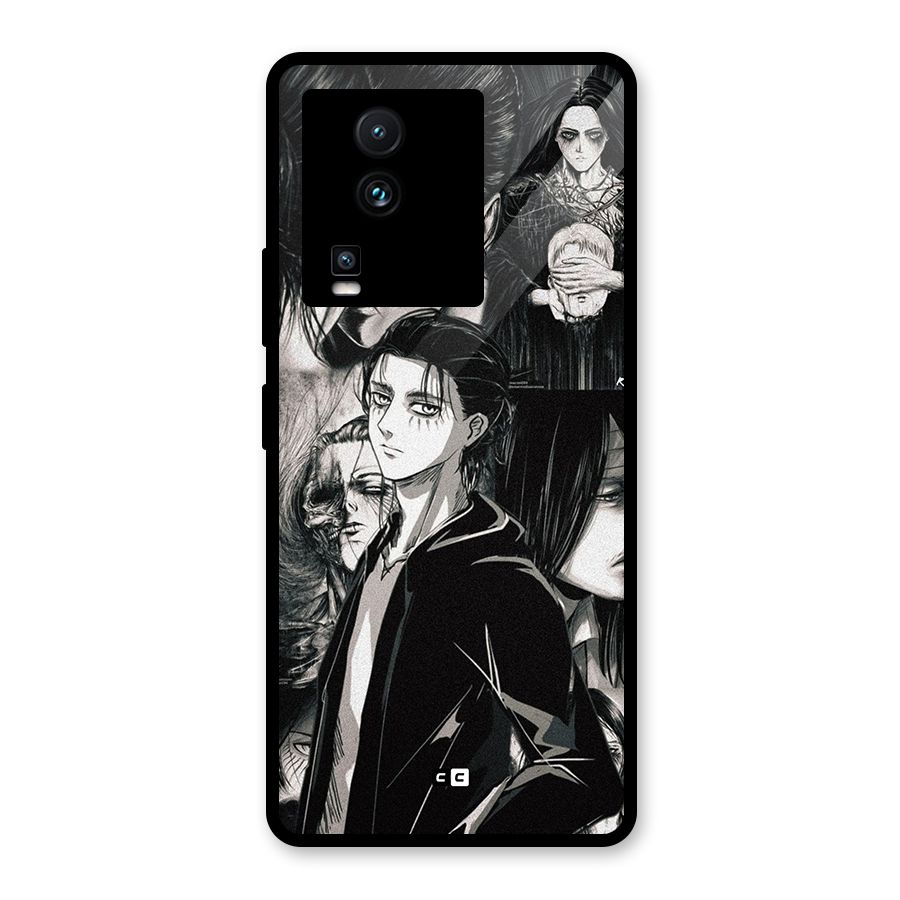 Eren Yeager Titan Glass Back Case for Vivo iQOO Neo 7