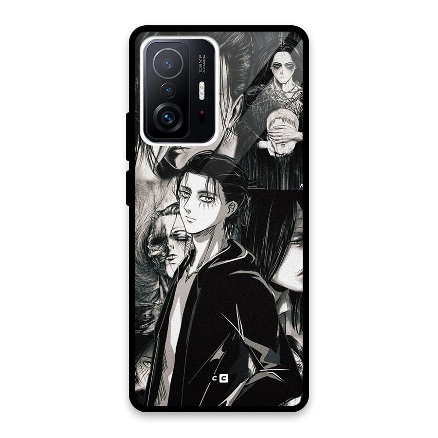 Eren Yeager Titan Glass Back Case for Xiaomi 11T Pro