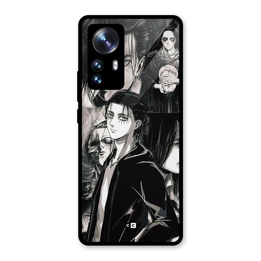 Eren Yeager Titan Glass Back Case for Xiaomi 12 Pro