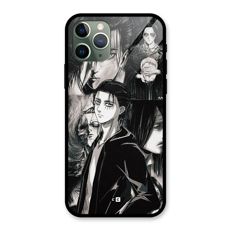 Eren Yeager Titan Glass Back Case for iPhone 11 Pro
