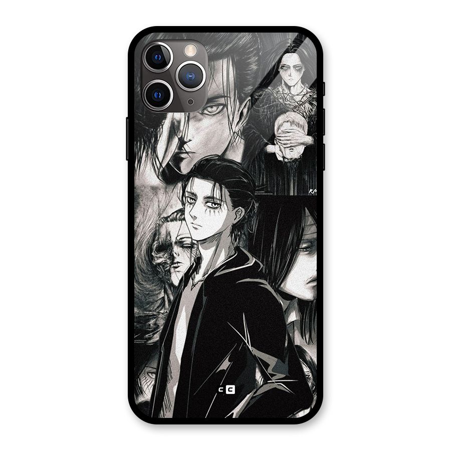 Eren Yeager Titan Glass Back Case for iPhone 11 Pro Max