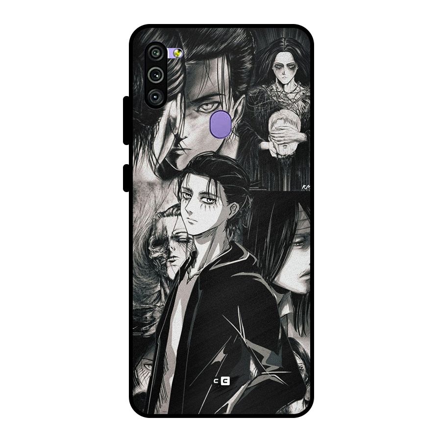 Eren Yeager Titan Metal Back Case for Galaxy M11