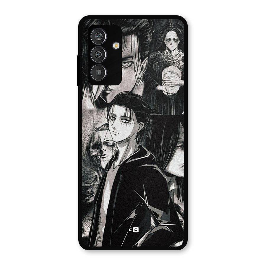 Eren Yeager Titan Metal Back Case for Galaxy M14 5G