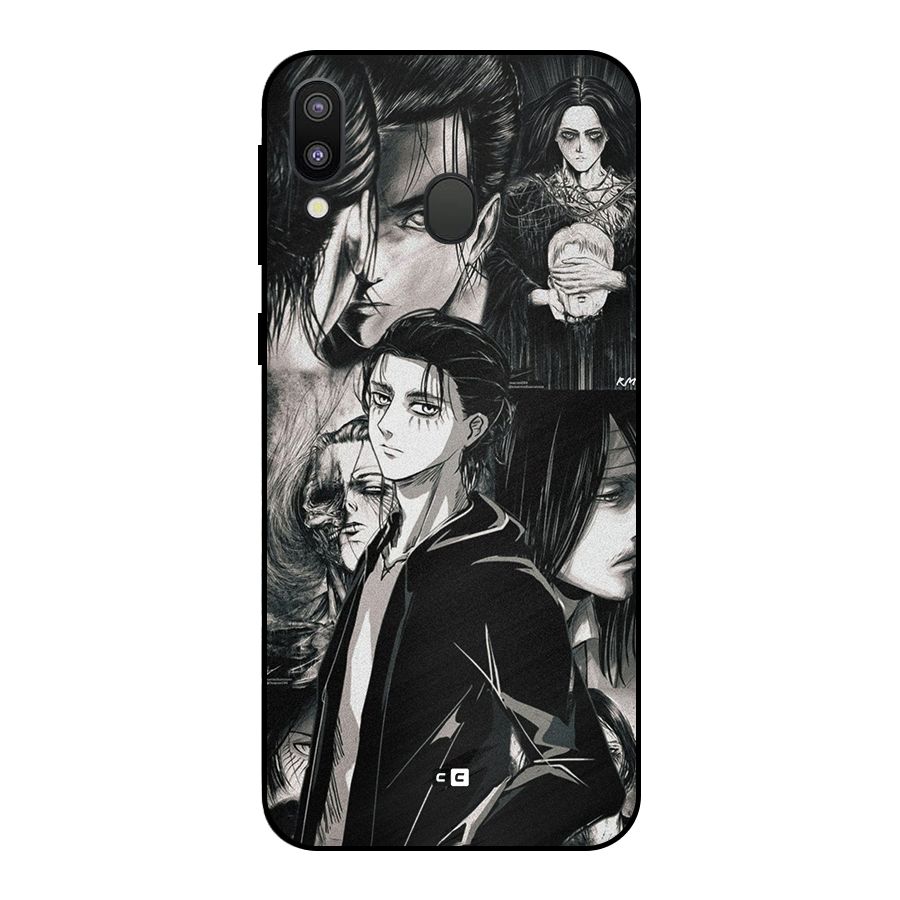 Eren Yeager Titan Metal Back Case for Galaxy M20