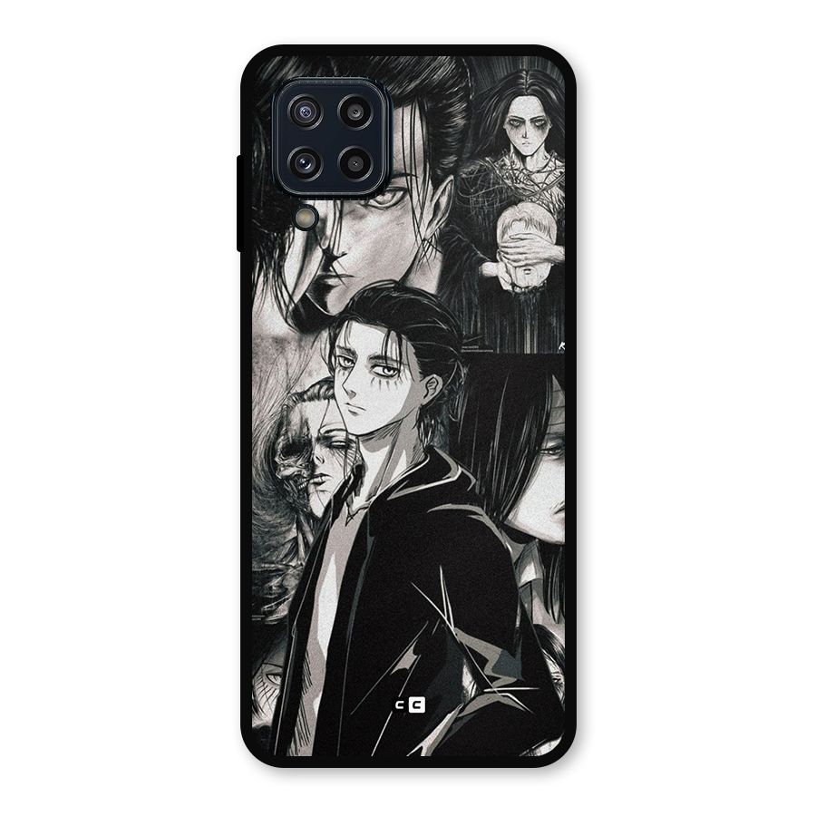 Eren Yeager Titan Metal Back Case for Galaxy M32