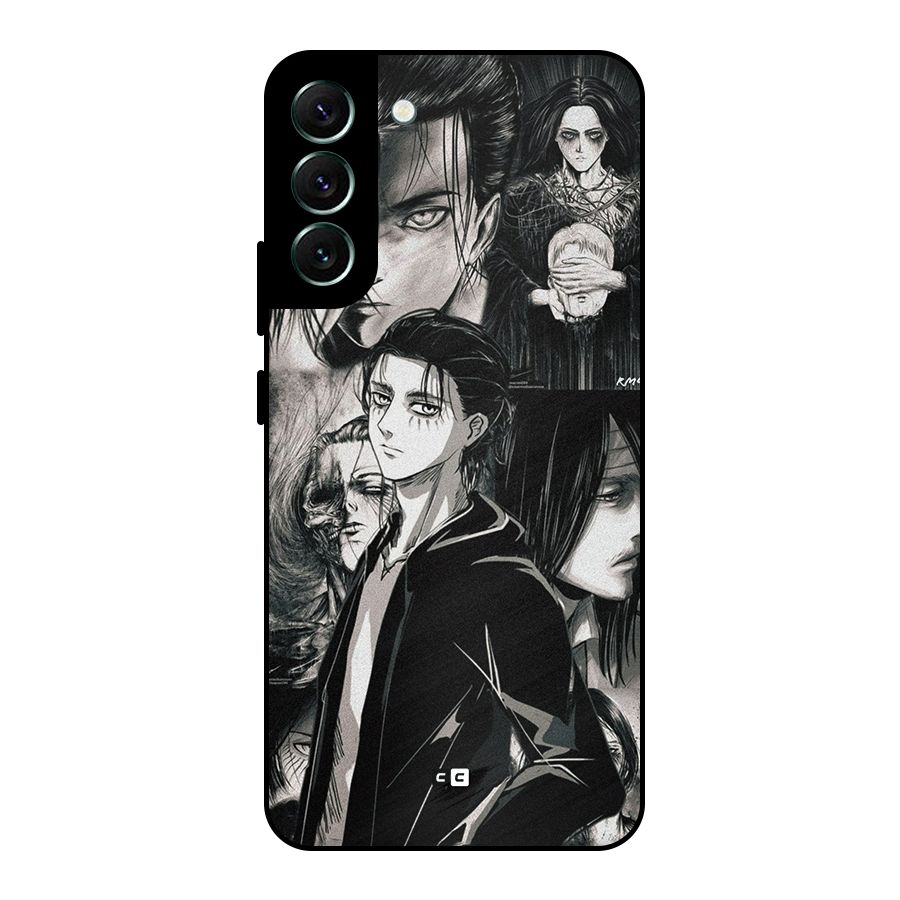 Eren Yeager Titan Metal Back Case for Galaxy S22 Plus 5G