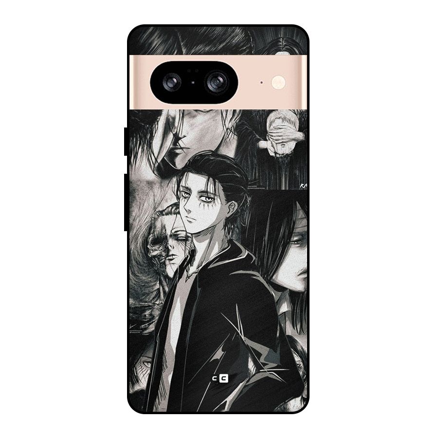 Eren Yeager Titan Metal Back Case for Google Pixel 8