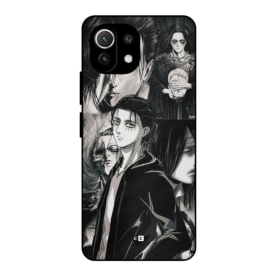 Eren Yeager Titan Metal Back Case for Mi 11 Lite