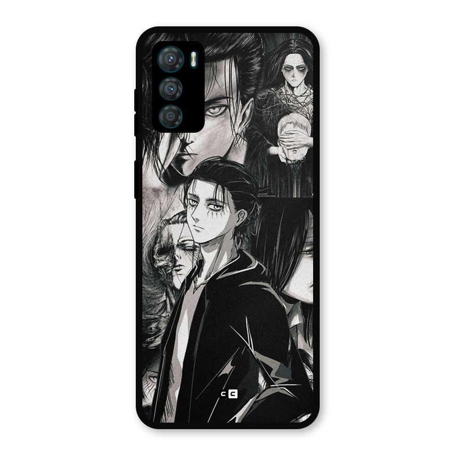 Eren Yeager Titan Metal Back Case for Moto G42