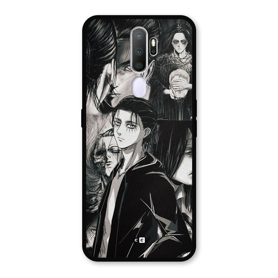 Eren Yeager Titan Metal Back Case for Oppo A9 (2020)