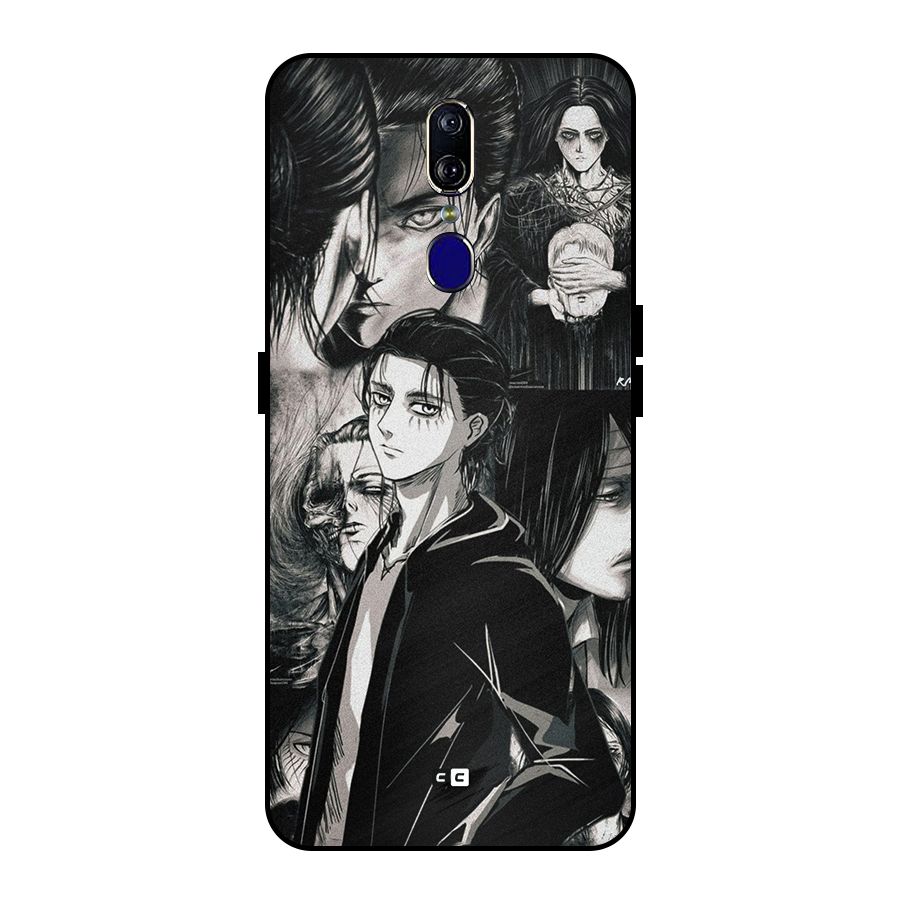 Eren Yeager Titan Metal Back Case for Oppo F11