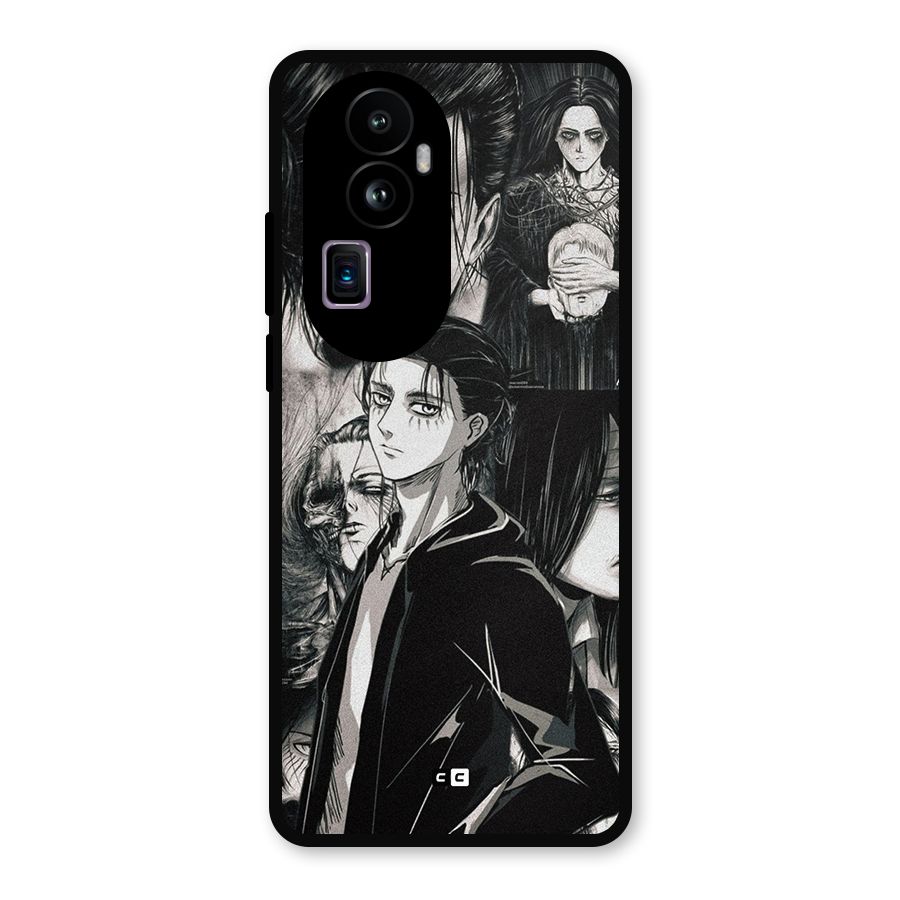 Eren Yeager Titan Metal Back Case for Oppo Reno10 Pro Plus