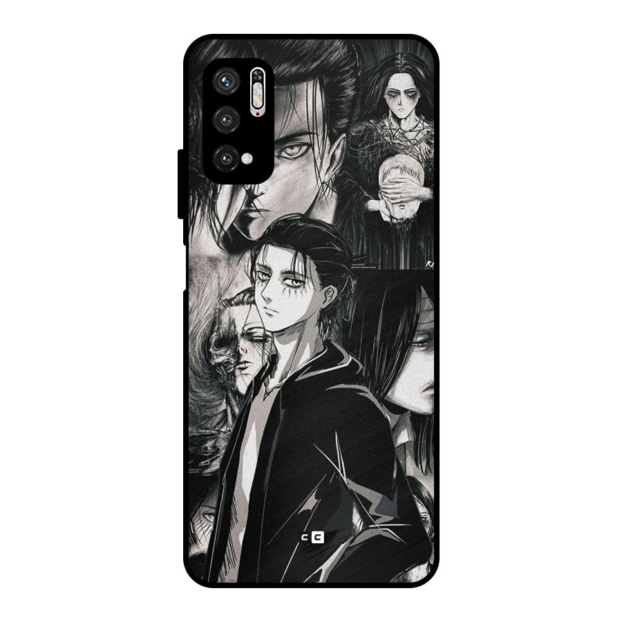Eren Yeager Titan Metal Back Case for Poco M3 Pro 5G