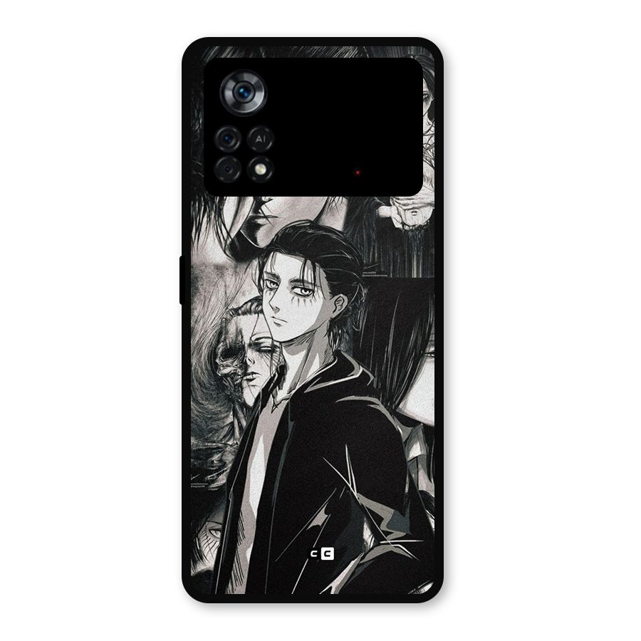Eren Yeager Titan Metal Back Case for Poco X4 Pro 5G