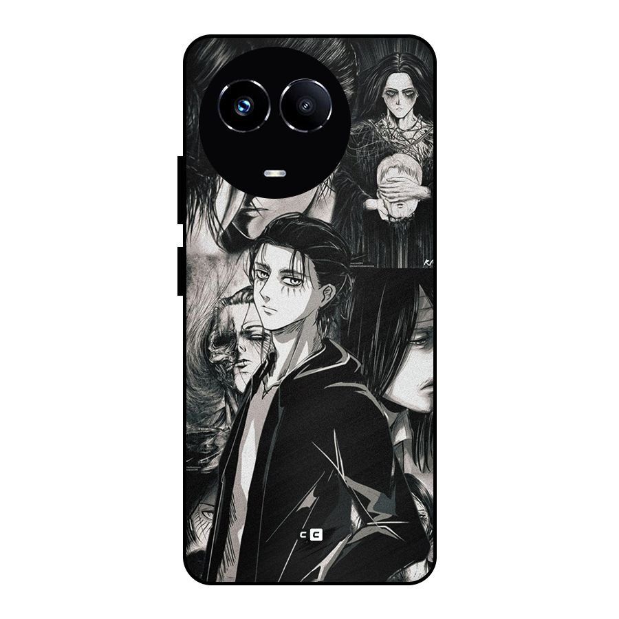 Eren Yeager Titan Metal Back Case for Realme 11 5G