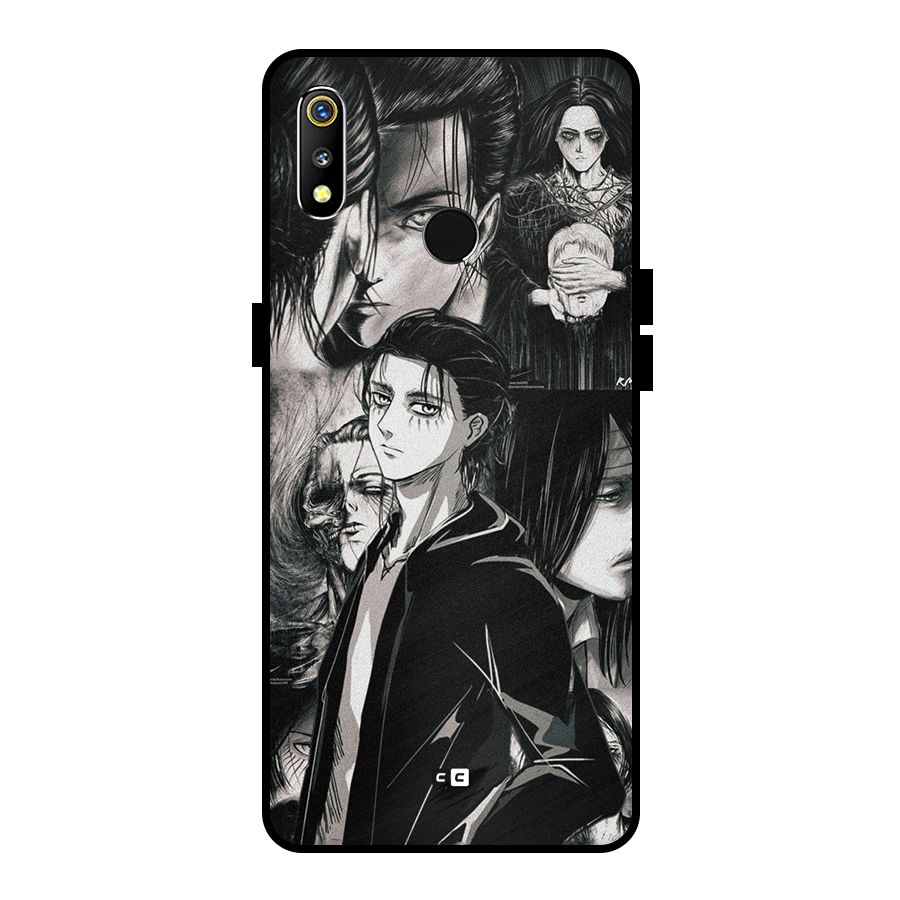 Eren Yeager Titan Metal Back Case for Realme 3i