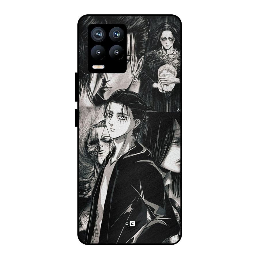 Eren Yeager Titan Metal Back Case for Realme 8 Pro