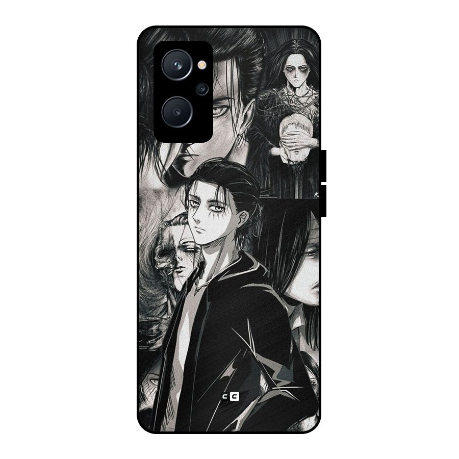 Eren Yeager Titan Metal Back Case for Realme 9i 5G