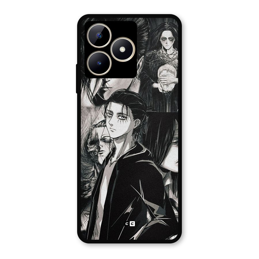 Eren Yeager Titan Metal Back Case for Realme C53