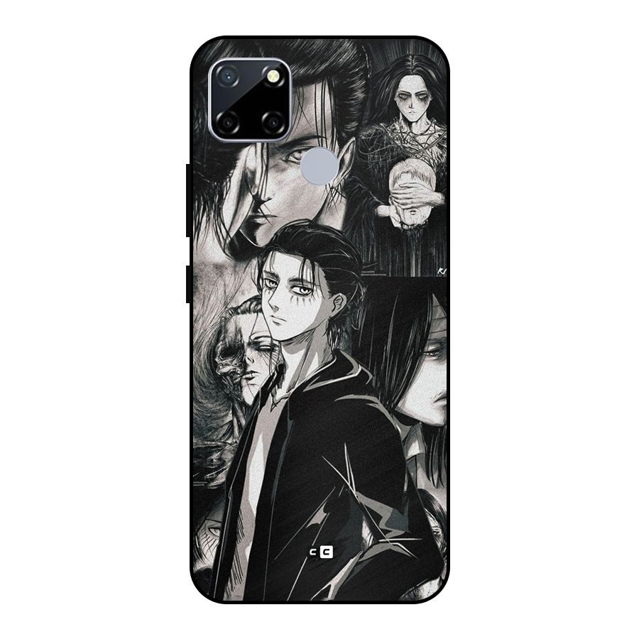 Eren Yeager Titan Metal Back Case for Realme Narzo 30A