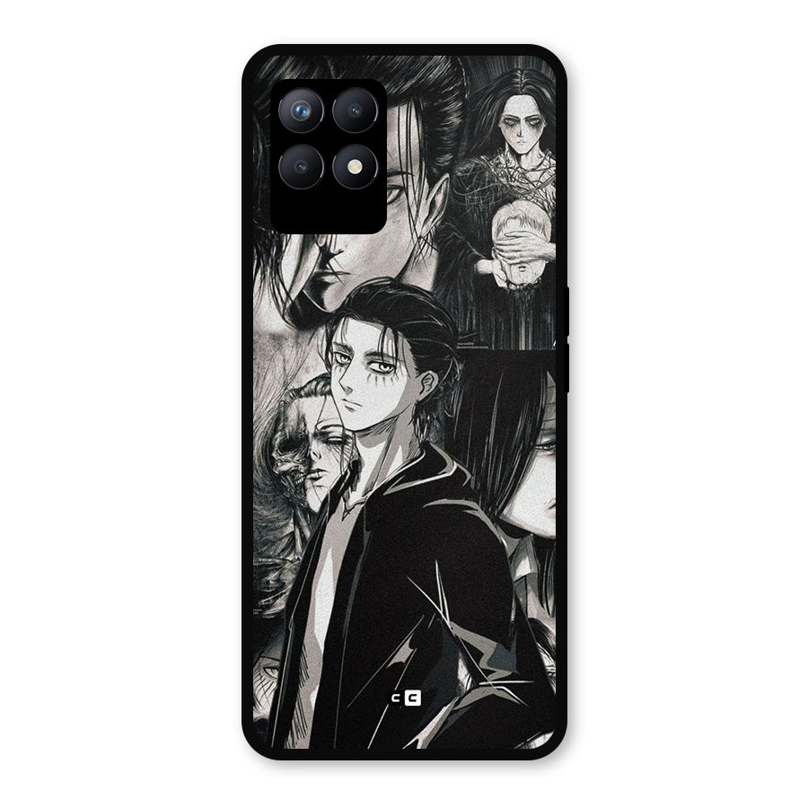 Eren Yeager Titan Metal Back Case for Realme Narzo 50