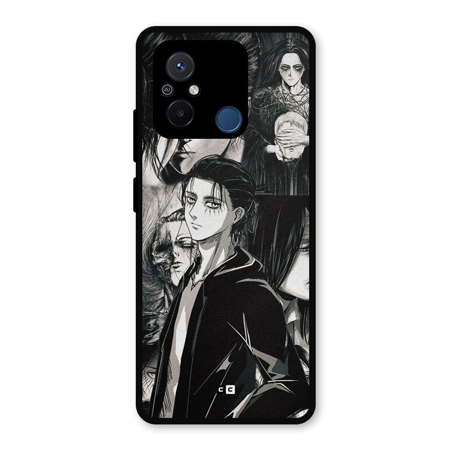 Eren Yeager Titan Metal Back Case for Redmi 12C