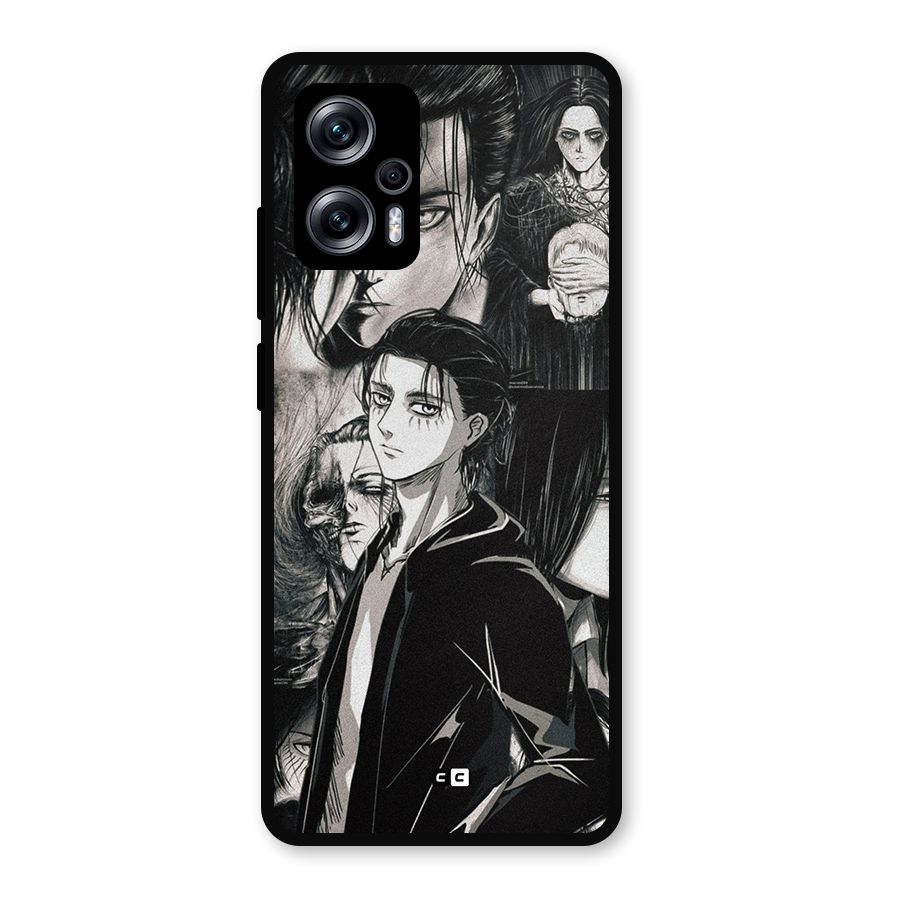 Eren Yeager Titan Metal Back Case for Redmi K50i