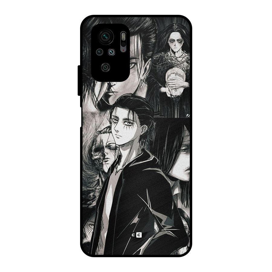 Eren Yeager Titan Metal Back Case for Redmi Note 10S