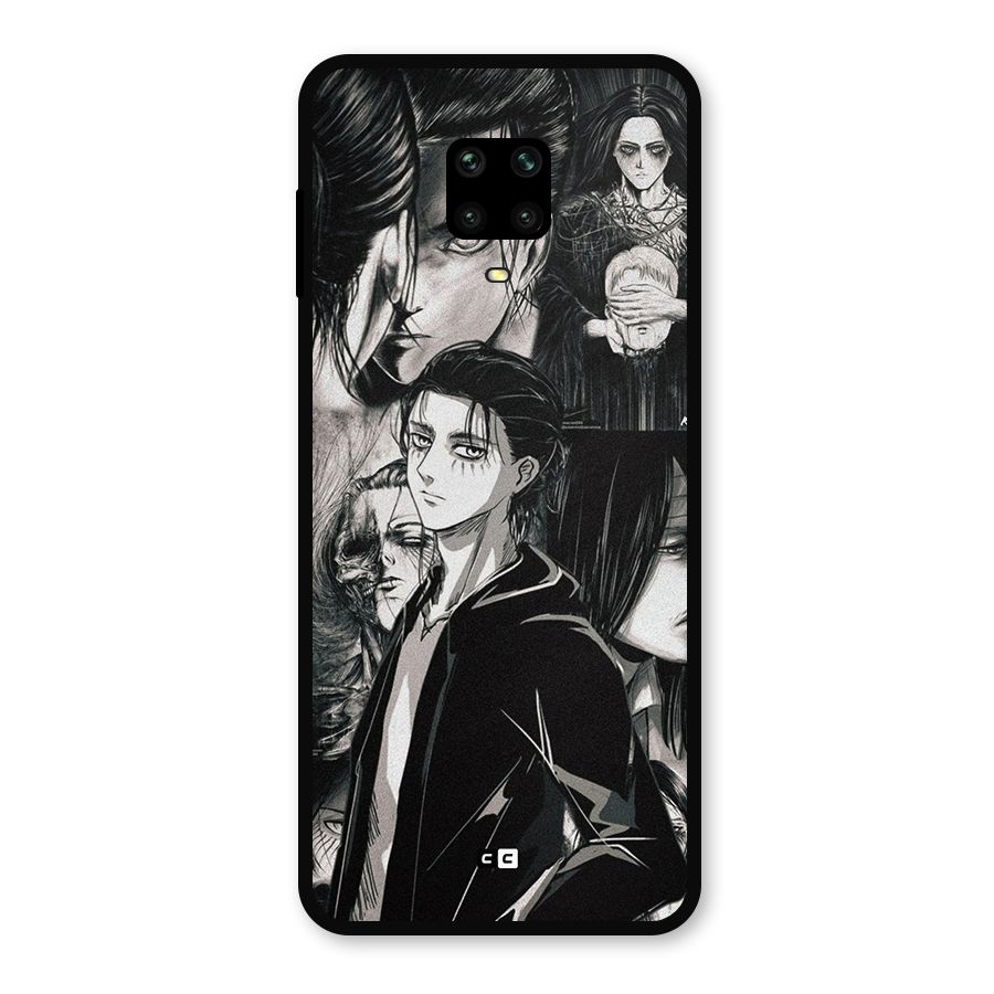 Eren Yeager Titan Metal Back Case for Redmi Note 10 Lite