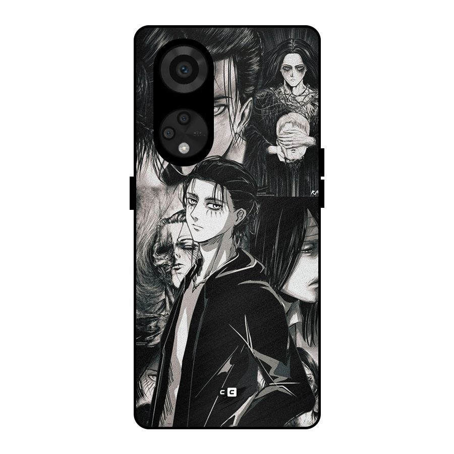 Eren Yeager Titan Metal Back Case for Reno8 T 5G