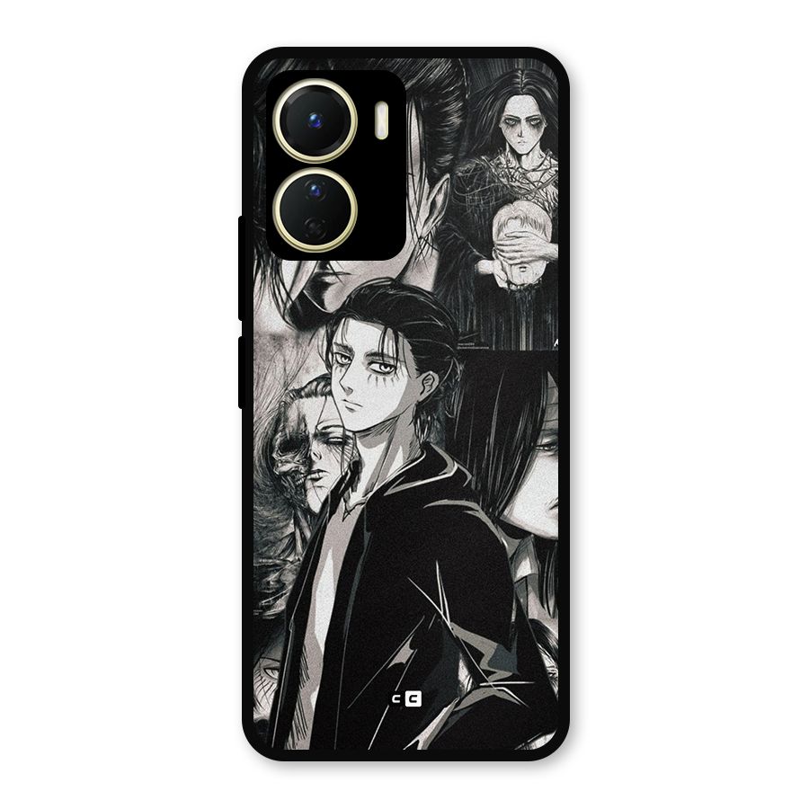 Eren Yeager Titan Metal Back Case for Vivo T2x
