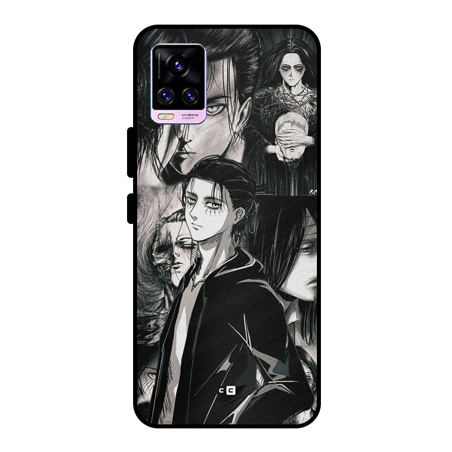 Eren Yeager Titan Metal Back Case for Vivo V20 Pro