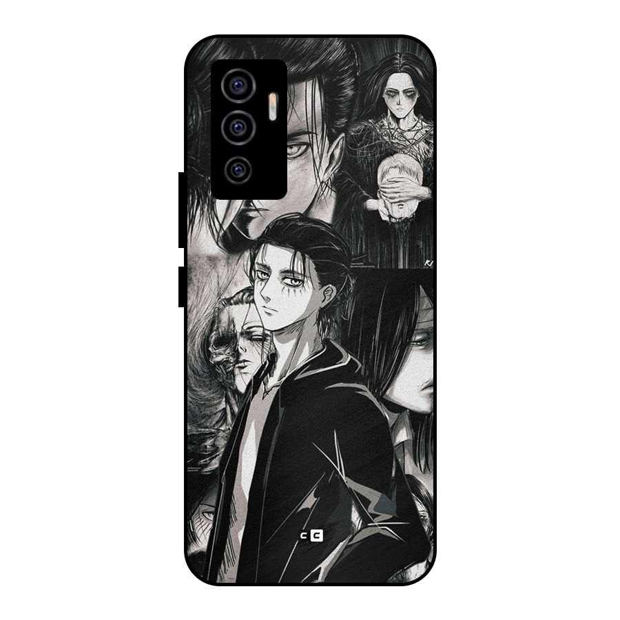 Eren Yeager Titan Metal Back Case for Vivo V23e
