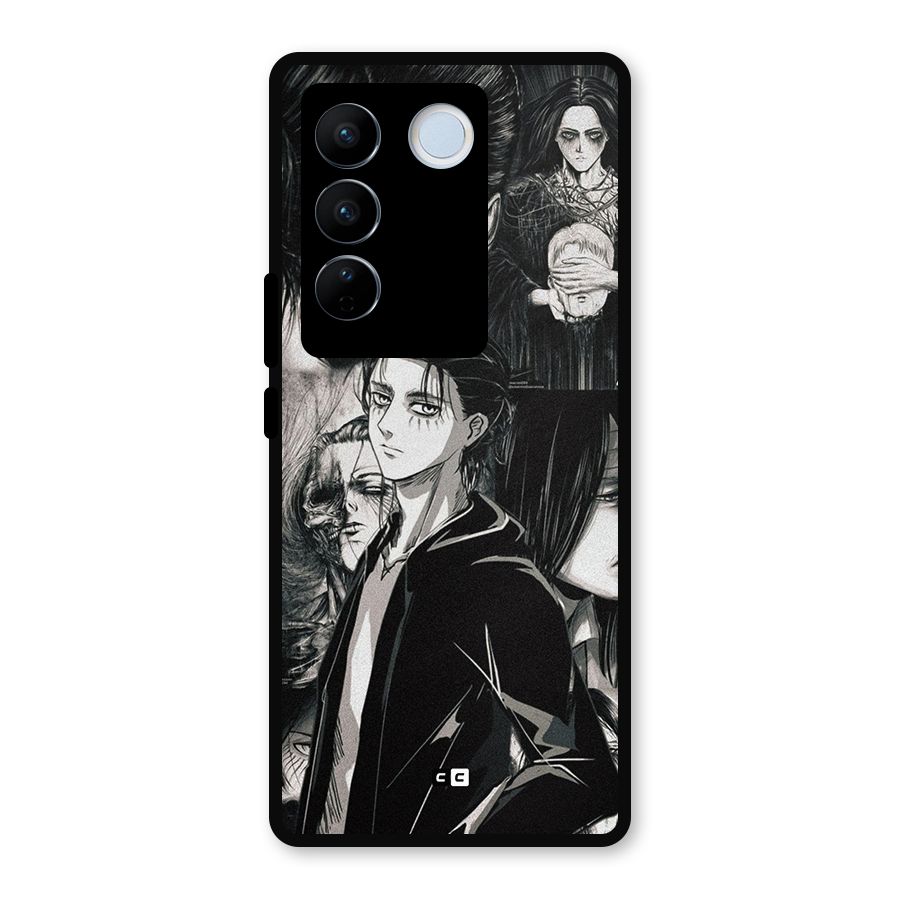 Eren Yeager Titan Metal Back Case for Vivo V27