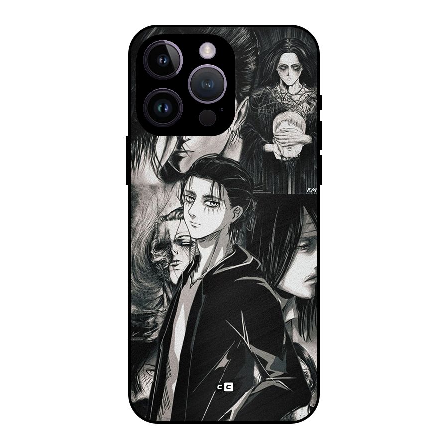 Eren Yeager Titan Metal Back Case for iPhone 14 Pro Max