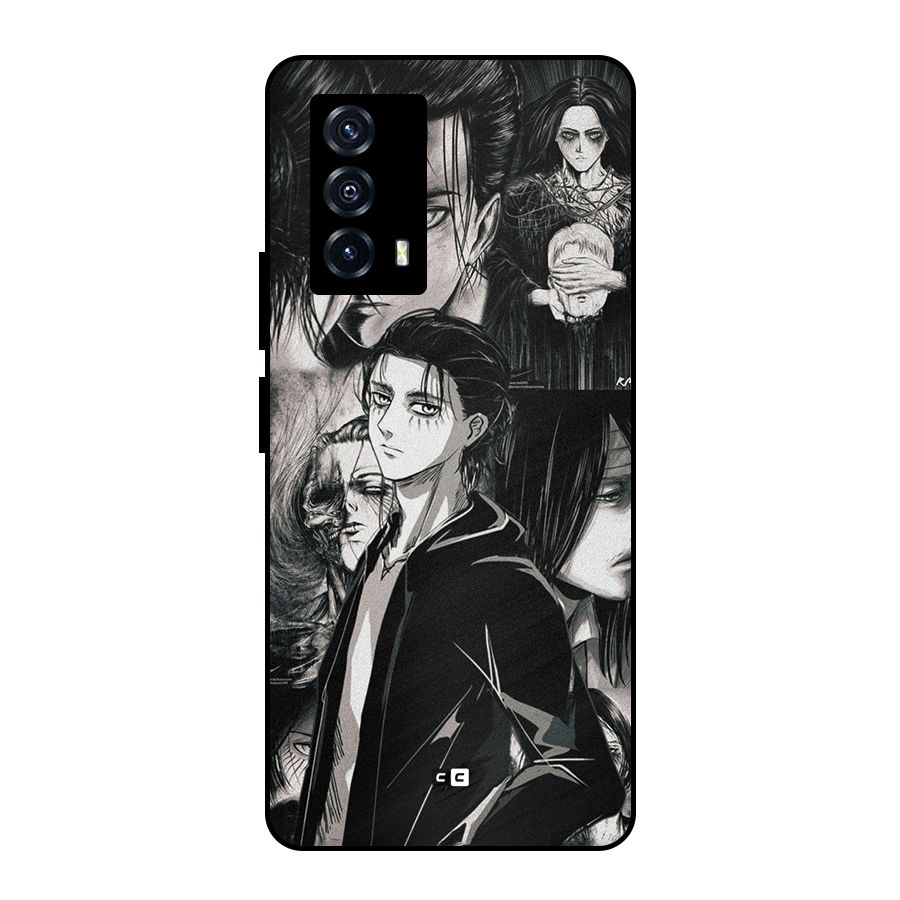 Eren Yeager Titan Metal Back Case for iQOO Z5