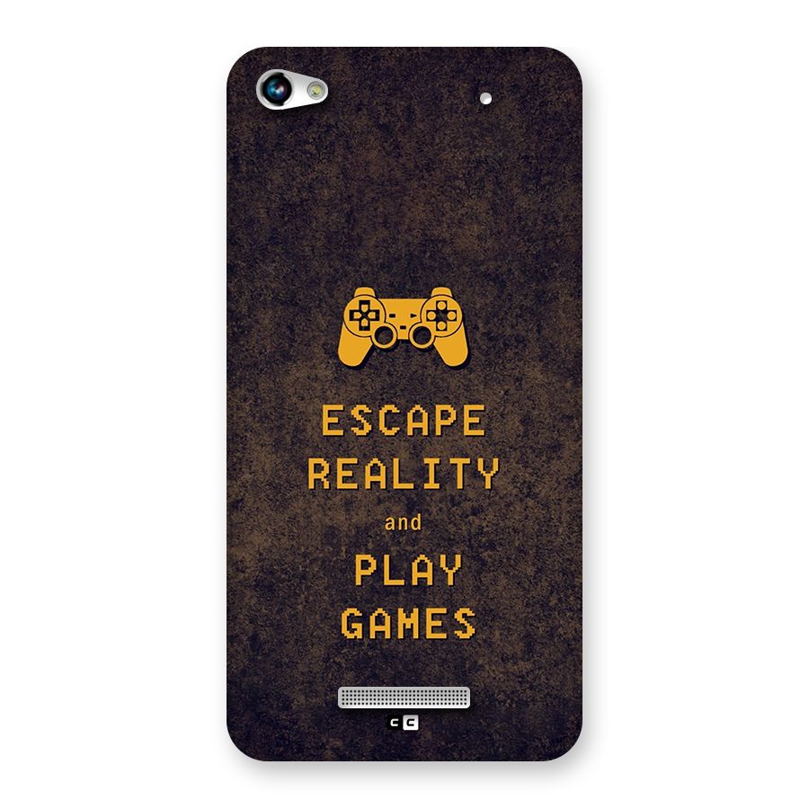 Escape Reality Back Case for Canvas Hue 2 A316
