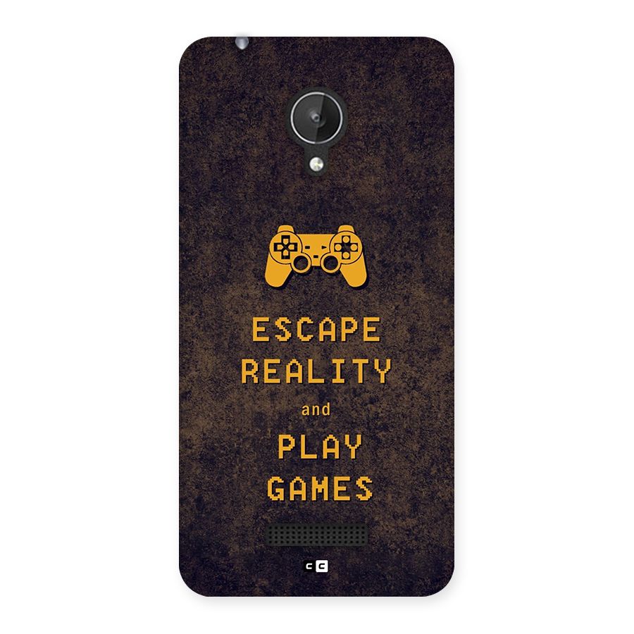 Escape Reality Back Case for Canvas Spark Q380