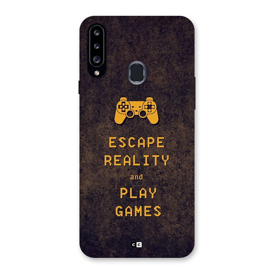 Escape Reality Back Case for Galaxy A20s