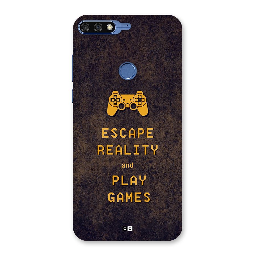 Escape Reality Back Case for Honor 7C