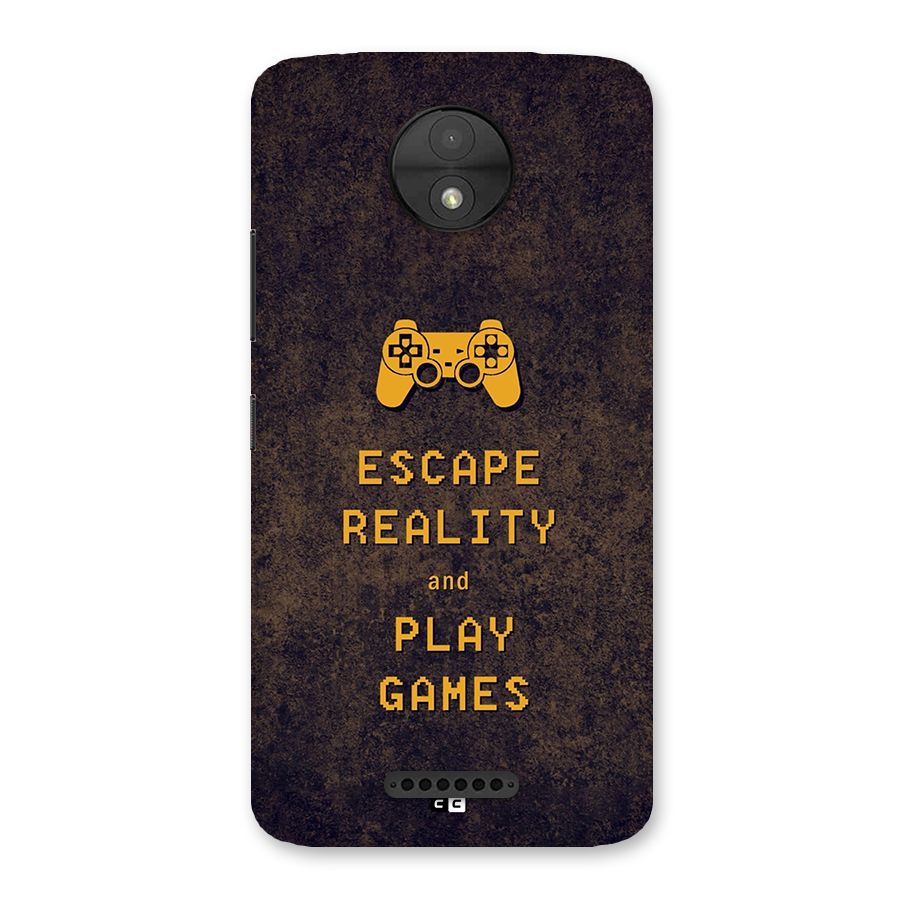 Escape Reality Back Case for Moto C
