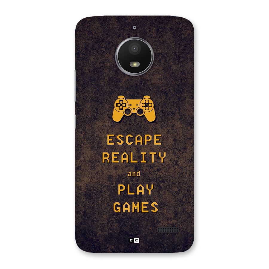 Escape Reality Back Case for Moto E4