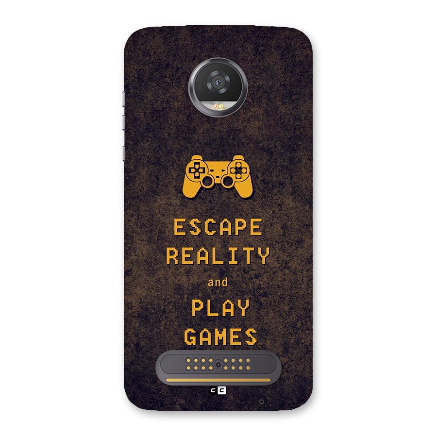 Escape Reality Back Case for Moto Z2 Play