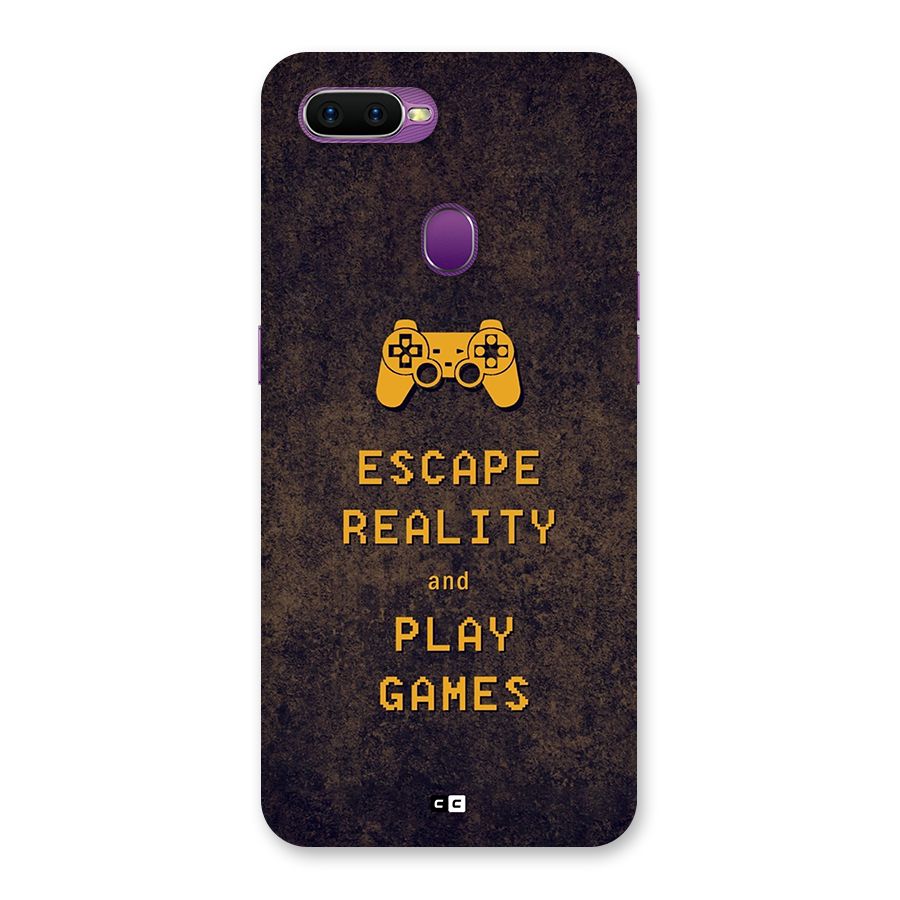 Escape Reality Back Case for Oppo F9