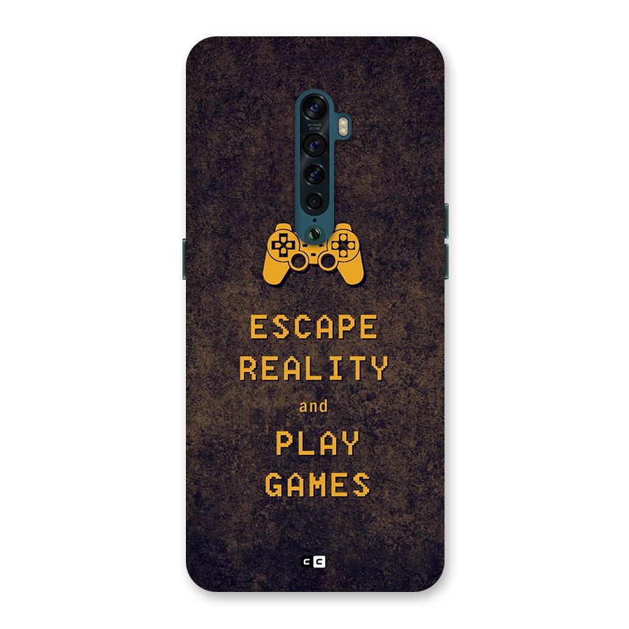 Escape Reality Back Case for Oppo Reno2