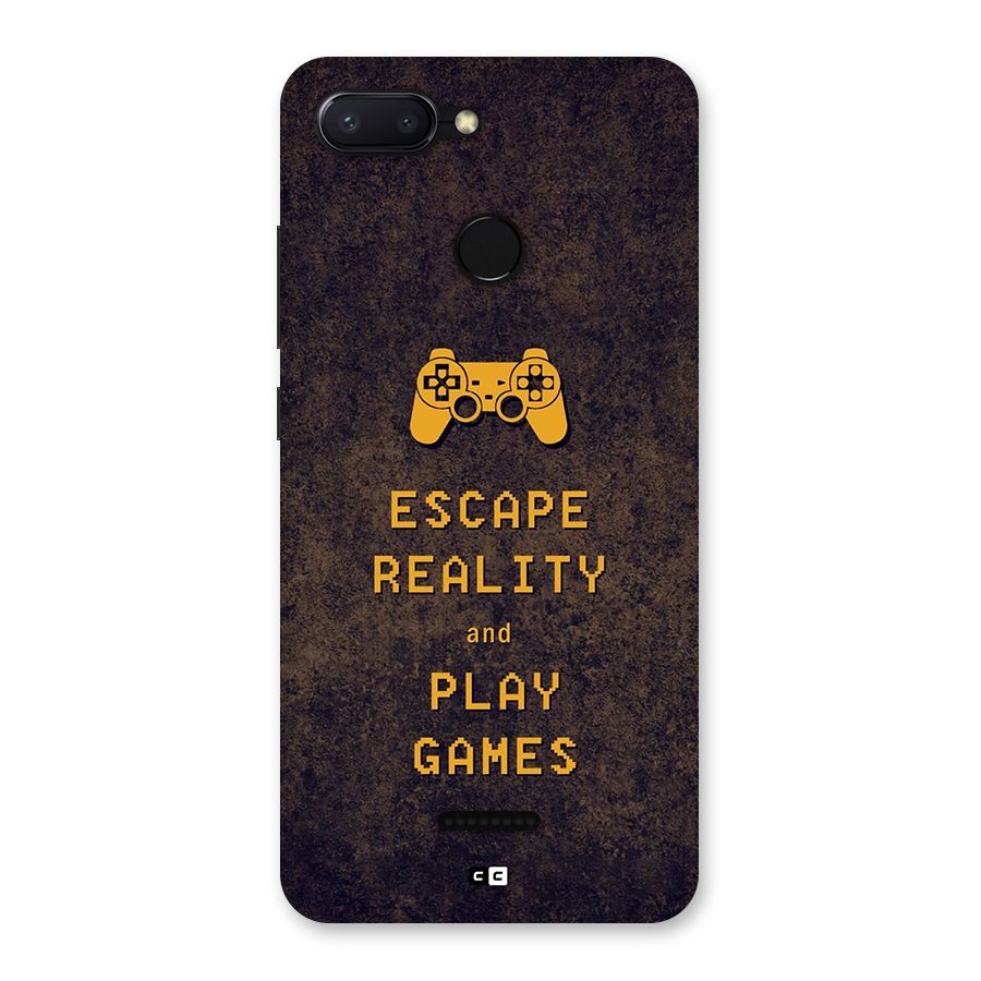 Escape Reality Back Case for Redmi 6