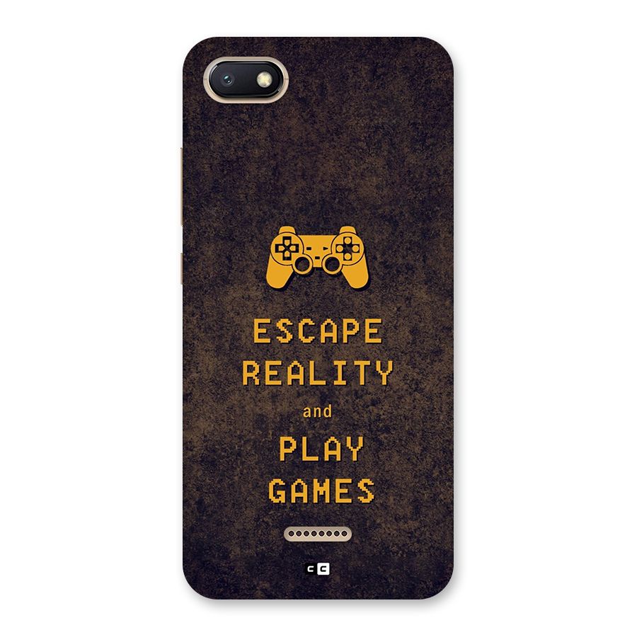 Escape Reality Back Case for Redmi 6A
